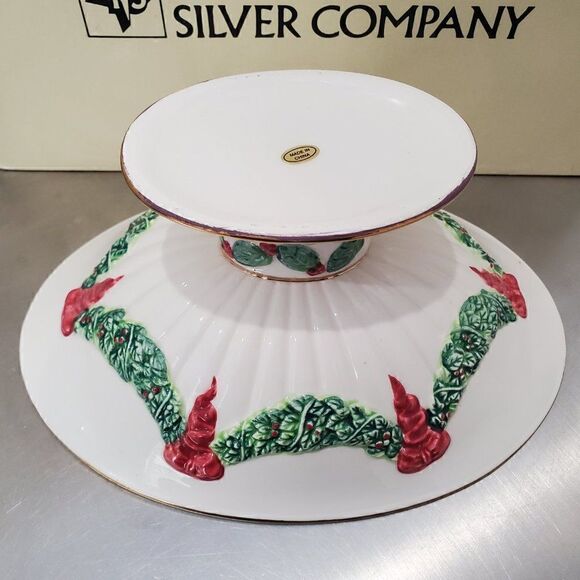 International Silver Co. White Candy Dish Candle - Picture 7 of 9